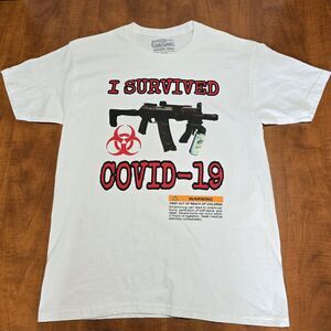 RARE Missing Since Thursday I Survived Covid-19 Crew Neck Graphic Tee M